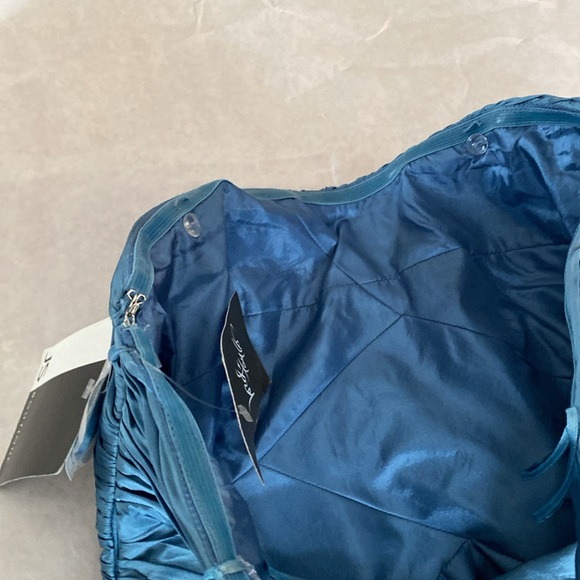 Periwinkle blue strapless maxi length size 8 - Picture 5 of 5